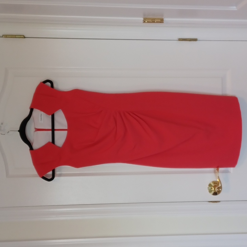 Coral dress